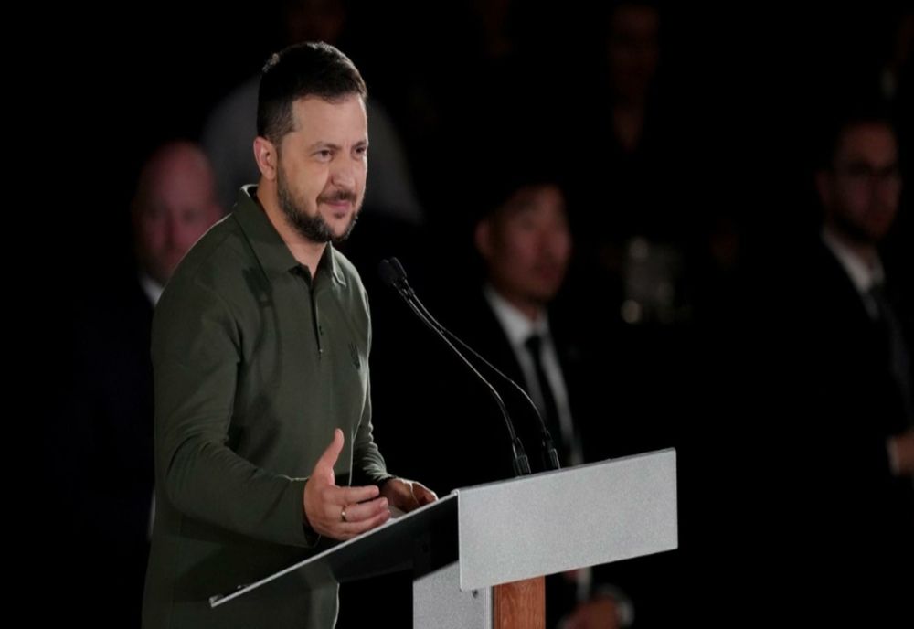  Președintele ucrainean Volodimir Zelenski merge la summitul european de la Bruxelles 