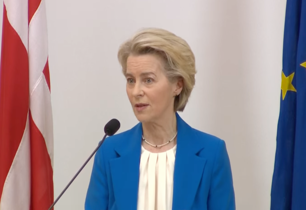 URSULA VON DER LEYEN VINE LUNI ÎN ROMÂNIA PENTRU DISCUȚII PE TEME DE SECURITATE 