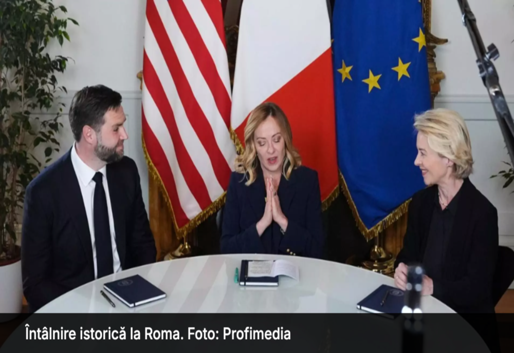 J.D. VANCE: UE RĂMÂNE UN ALIAT-CHEIE, ÎN CIUDA TENSIUNILOR COMERCIALE CU SUA