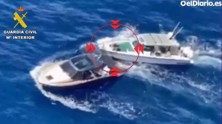 FOTO: Captură video/Guardia Civil